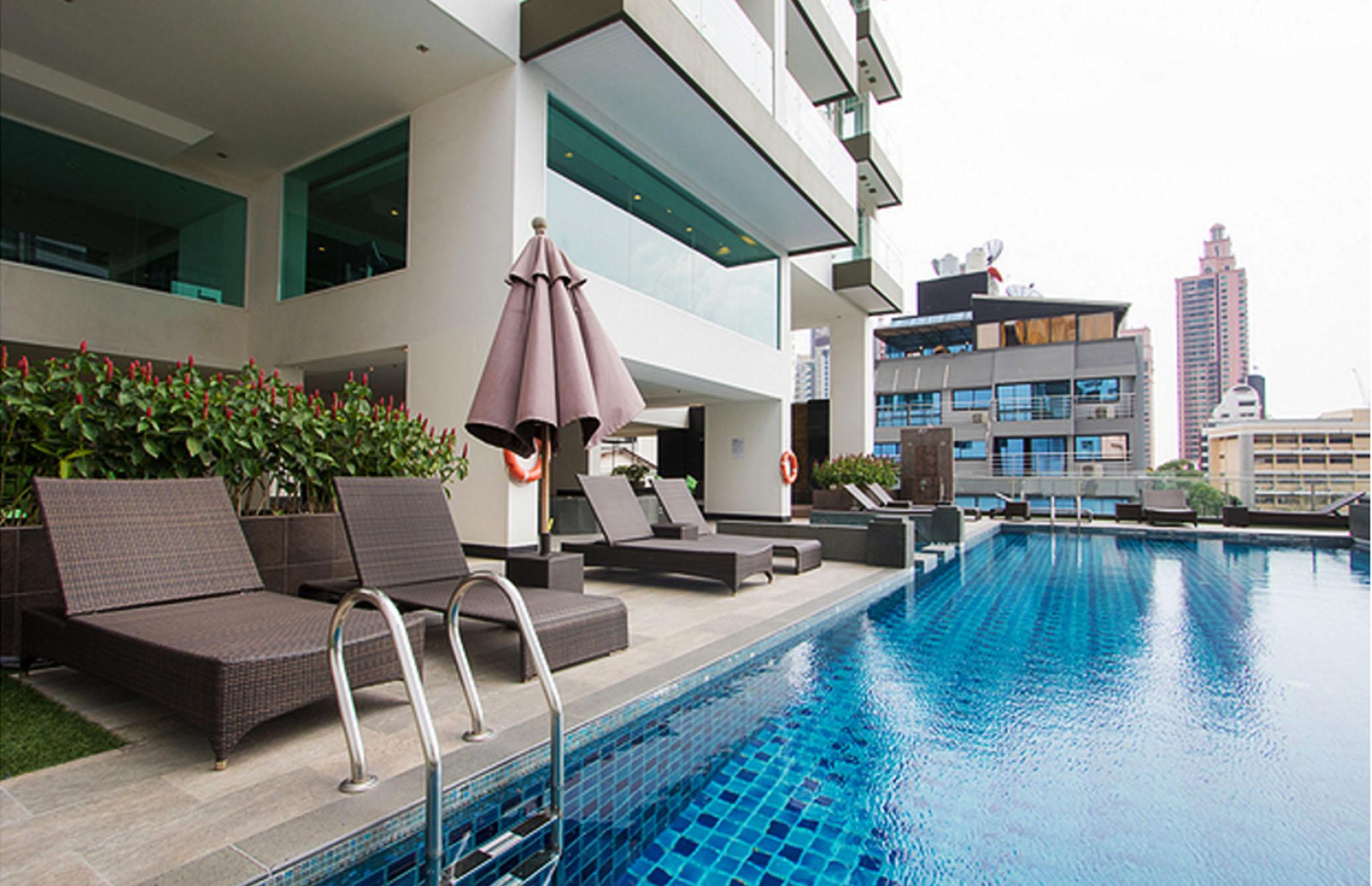 Gm Serviced Apartment Bangkok Bagian luar foto